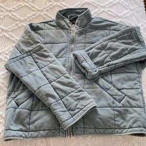 Forever 21 light blue Quilted Zip Up Jacket